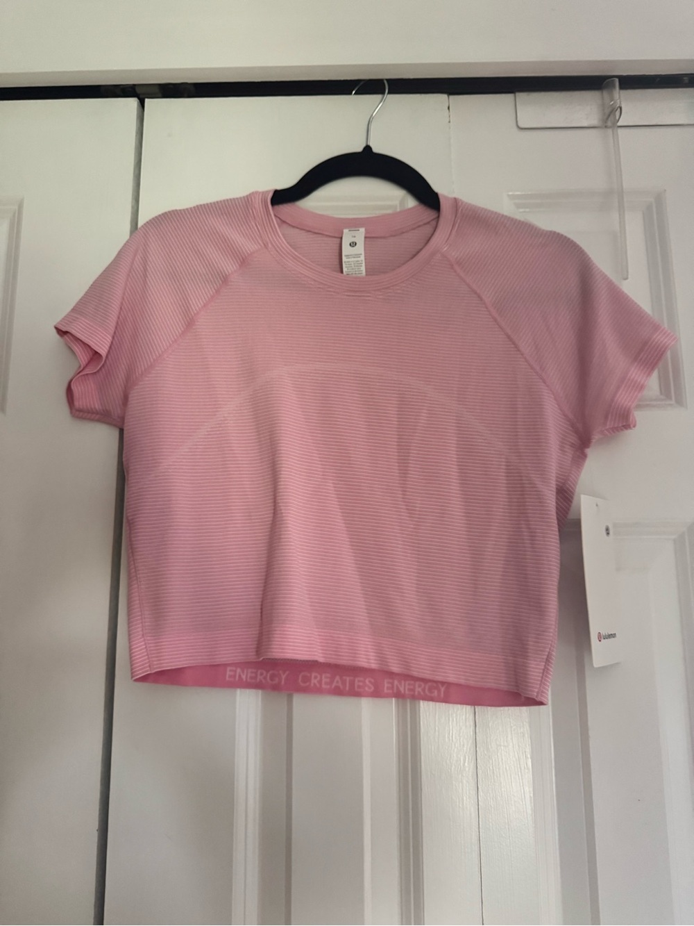 NWT Lululemon Swiftly Tech Cropped Short Sleeve 2.0 - Size 10